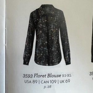 Cabi Small Floret Blouse
